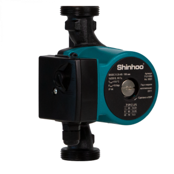 Насос циркуляционный с мокрым ротором Shinhoo BASIC S 25-6S 180мм