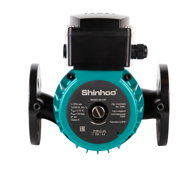 Насос циркуляционный с мокрым ротором Shinhoo BASIC 40-12SF
