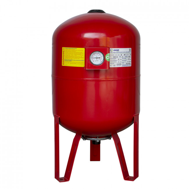 Вертикальный расширительный бак CRUWA 50 литров 25 бар CRW 50 VM 25 RED Вертикальный расширительный бак CRUWA 50 литров 25 бар CRW 50 VM 25 RED