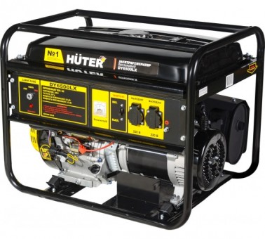 Портативный бензогенератор HUTER DY6500LX