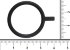 тороидальная прокладка 22,22х2,62 арт. 710733100 (3-45-8950X) в Новосибирске