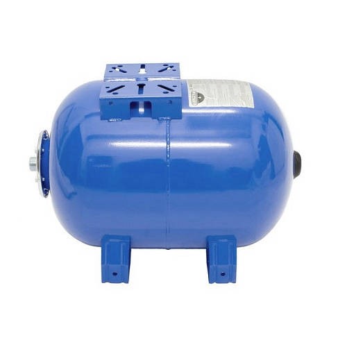 Гидроаккумулятор горизонтальный синий Zilmet ULTRA-PRO - 100л. (PN10, мемб.бутил, фланец стальной) в Новосибирске