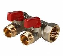 Коллектор 2 выхода TIEMME (1/2)х3/4 1820004(1822N160402) в Новосибирске