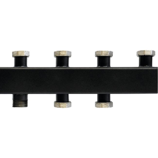 Коллектор 2 выхода распределительный ROMMER 1х1 1/4" (RDG-0016-004002) в Новосибирске