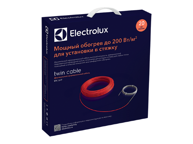 Кабель нагревательный Electrolux ETC 2-17-300 (комплект теплого пола) в Новосибирске Кабель нагревательный Electrolux ETC 2-17-300 (комплект теплого пола) в Новосибирске
