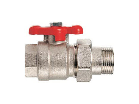 Кран шаровой IVR с американкой 1/2" в Новосибирске Кран шаровой IVR с американкой 1/2" в Новосибирске