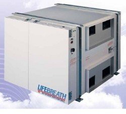Приточно-вытяжная установка для вентиляции с рекуператором Lifebreath 700DDPLUS