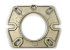 Фланец крепления горелки D80 (SPARK) арт. 8016010004 (3-18-3989) в Новосибирске