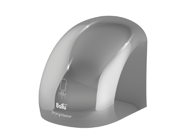 Сушилка для рук электрическая Ballu BAHD-2000DM CHROME в Новосибирске Сушилка для рук электрическая Ballu BAHD-2000DM CHROME в Новосибирске