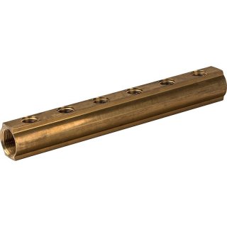Коллектор 6 выходов LUXOR CD 457/6 1'' x1/2 (15022106) в Новосибирске Коллектор 6 выходов LUXOR CD 457/6 1'' x1/2 (15022106) в Новосибирске