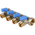 Коллектор 4 отвода с шаровыми кранами STOUT 3/4" 1/2"(синие ручки) (SMB 6201 341204) в Новосибирске Коллектор 4 отвода с шаровыми кранами STOUT 3/4" 1/2"(синие ручки) (SMB 6201 341204) в Новосибирске