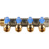 Коллектор 4 отвода с шаровыми кранами STOUT 3/4" 1/2"(синие ручки) (SMB 6201 341204) в Новосибирске Коллектор 4 отвода с шаровыми кранами STOUT 3/4" 1/2"(синие ручки) (SMB 6201 341204) в Новосибирске