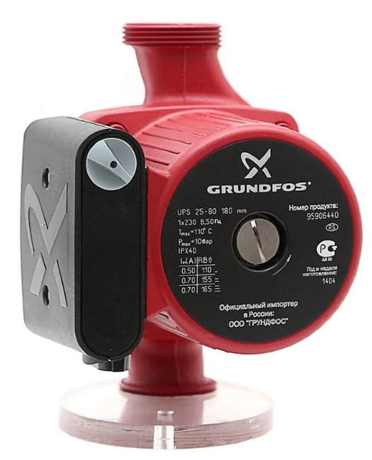 Циркуляционный насос Grundfos UPS 25-80 (95906440) в Новосибирске