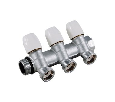 Коллектор 4 выхода с регулировочными вентилями TIEMME 1"х3/4 1860019(1877K50060504) в Новосибирске Коллектор 4 выхода с регулировочными вентилями TIEMME 1"х3/4 1860019(1877K50060504) в Новосибирске