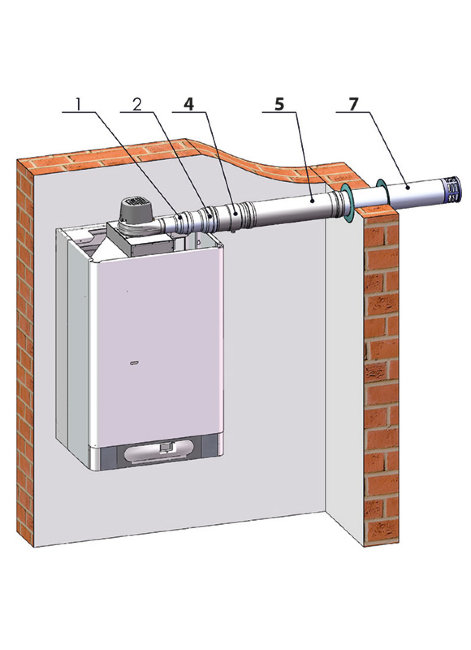 Дымоудаление THERM 1x ø 100 - DUO 50 T.A в Новосибирске Дымоудаление THERM 1x ø 100 - DUO 50 T.A в Новосибирске
