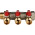 Коллектор 3 отвода с шаровыми кранами STOUT 3/4" 1/2" (красные ручки) (SMB 6200 341203) в Новосибирске Коллектор 3 отвода с шаровыми кранами STOUT 3/4" 1/2" (красные ручки) (SMB 6200 341203) в Новосибирске