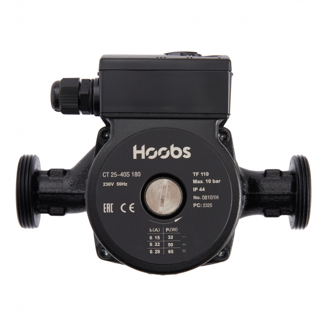 Насос циркуляционный Hoobs CT Насос циркуляционный Hoobs CT 32-80S 180мм 245Вт (с гайками)