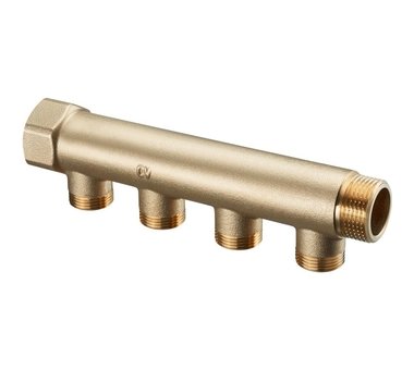 Коллектор 4 отвода распределительный OVENTROP 3/4" (1400654)